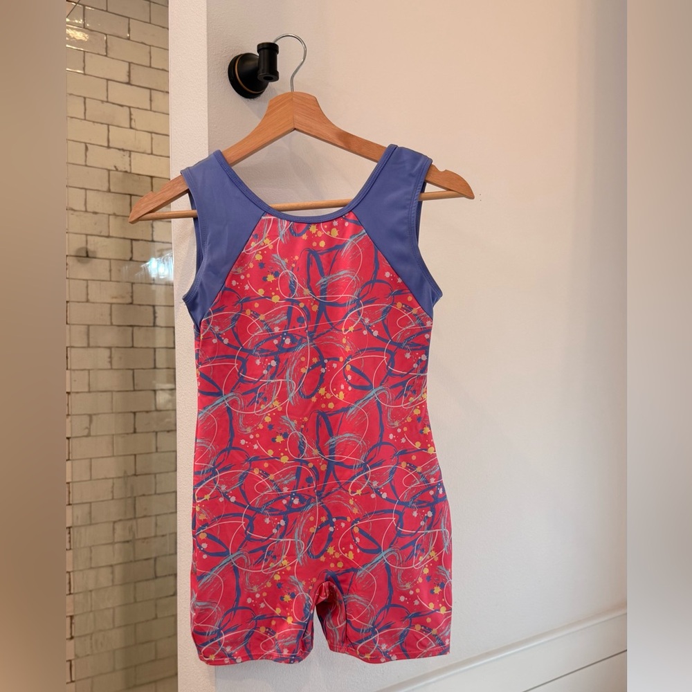 Cat & Jack Blue and Pink Kids' Leotard